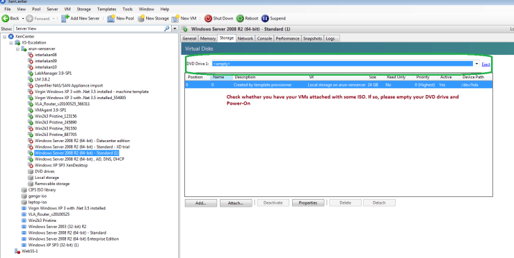empty your DVD drive