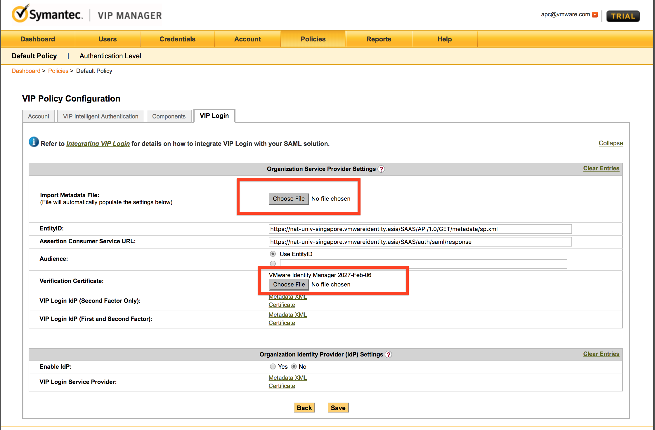 Integrating VMware Identity Manager(vIDM) with Symantec VIP Push – Arun ...